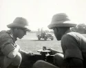 Officers at sun compass practice, November 1942.webp