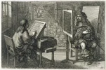 Abraham Bosse - Artist painting a portrait over a grid for accurate proporti - (MeisterDrucke...webp Abraham Bosse - Artist painting a portrait over a grid for accurate proporti - (MeisterDrucke...webp